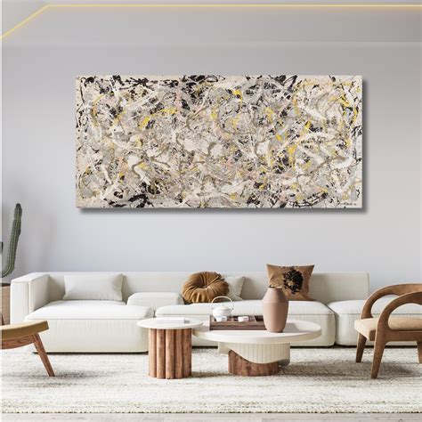 Jackson Pollock Druck Extra Gro E Leinwand Wandkunst Pollock Leinwand