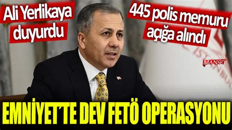 Son Dakika Emniyet Te Fla Fet Operasyonu Polis A A Al Nd