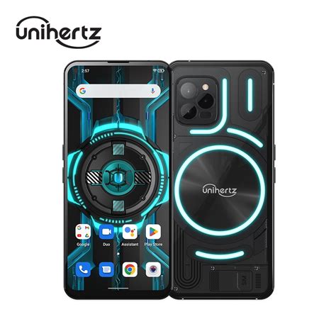 Unihertz Luna Black Colorful Led Light Android G Smartphone