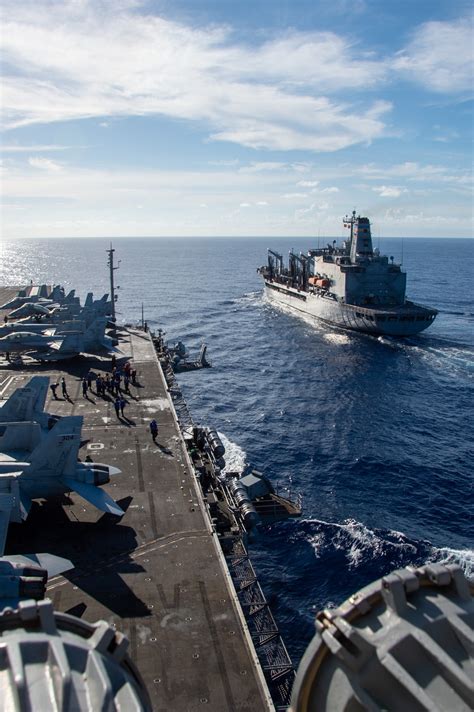 Dvids Images Uss Ronald Reagan Cvn 76 Conducts Fueling At Sea