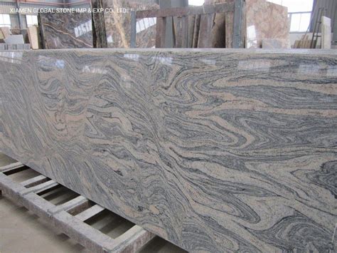 Chinese Polished Juparana Light Grey Pink Paradiso Granite For Wall