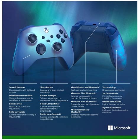 Control Microsoft Xbox Series X-S-One Aqua Shift Edition Inalambrico Y ...