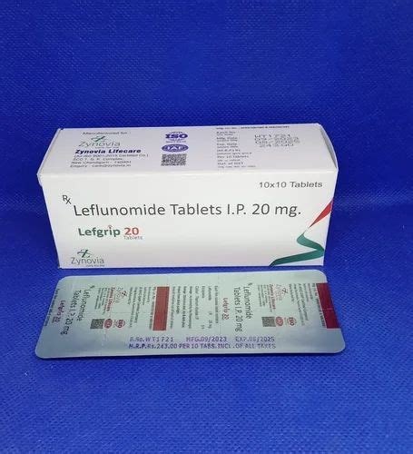 Leflunomides 20 Mg Tablets At Rs 2429 20 Box Leflnomide In Mohali