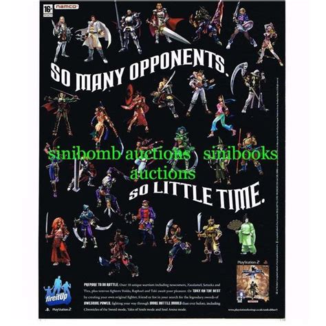 Soul Calibur Iii Ps2 Playstation 2 Original Magazine Advert L001836 On