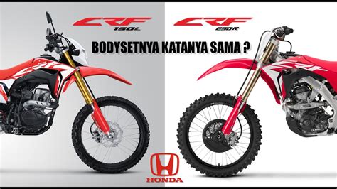 REVIEW PERBEDAAN BODY CRF 150L DAN BODY CRF 250 450 R Th 2018 BOSQUU