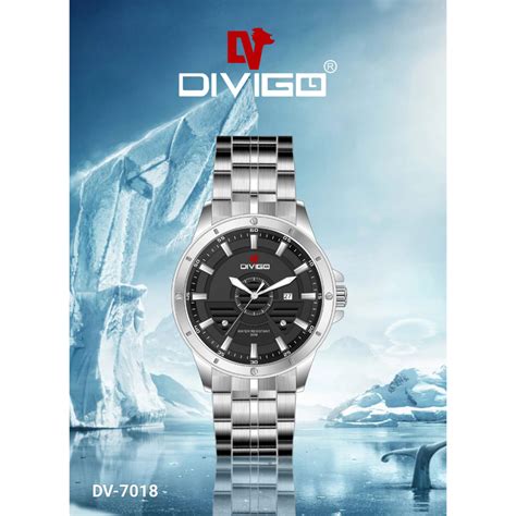 Jual Jam Tangan Pria Divigo Original Dv Rantai Elegant Water