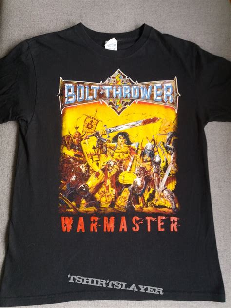 Bolt Thrower Warmaster Tour Shirt Tshirtslayer Tshirt And