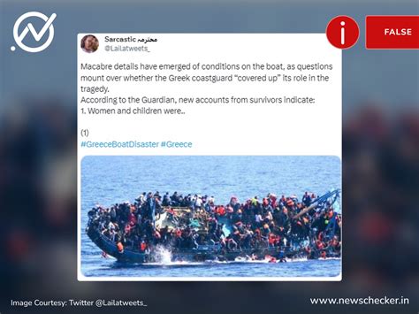 Fact Check Photo Of Capsized Migrant Boat Off Libya Coast Falsely