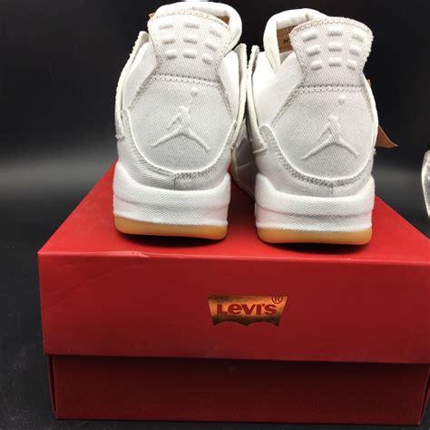 US$ 155.00 - Air Jordan 4 Levis White - www.kickplug.cn