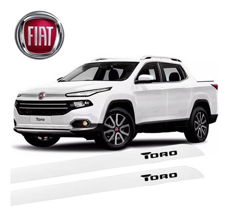 Jogo Friso Adesivo Lateral Fiat Toro 2017 Branco Ambiente R 94 00 Em