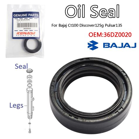 Front Fork Oil Seal For Bajaj Ct100 Discover125g Pulsar135 Shopee