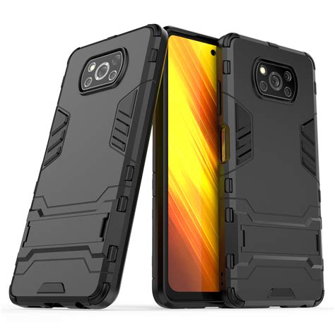 Bakeey For Poco X Pro Poco X Nfc Case Armor Shockproof With Stand