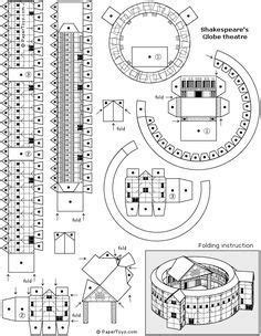 Shakespeares Globe Theatre Maqueta Globe Theater Paper Models