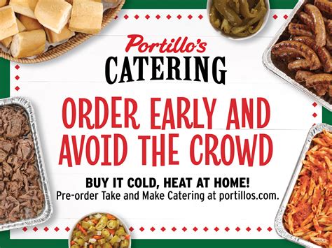 Order Holiday Catering Early and Avoid the Crowds - News - News | Portillo's