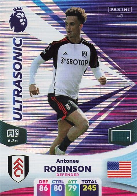 Trading Cards ANTONEE ROBINSON PANINI English Premier League 2023