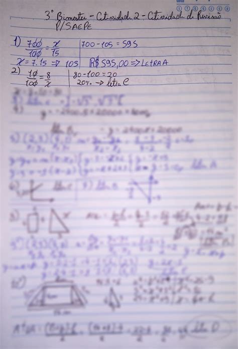 SOLUTION 3 Bimestre Atividade 2 Atividade De Revis O Para Saepe