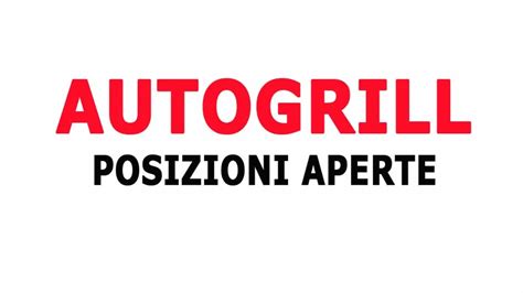 Benzinai Baristi Camerieri E Altre Figure Autogrill Posizioni Aperte