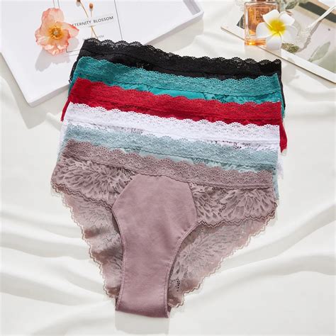 Finetoo Hot Sale Women Lace Panties Sexy Low Rise Underwear Xs Xl