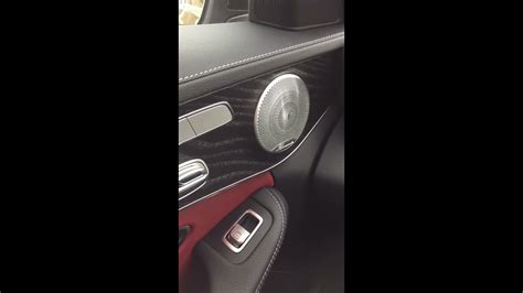 Mercedes C Class W205 Burmester Speakers - YouTube