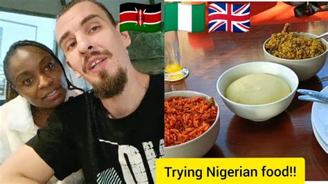 Not What We Expected 💔trying Nigerian Food For The First Time A Total Fail Fufu Egusi Jollof