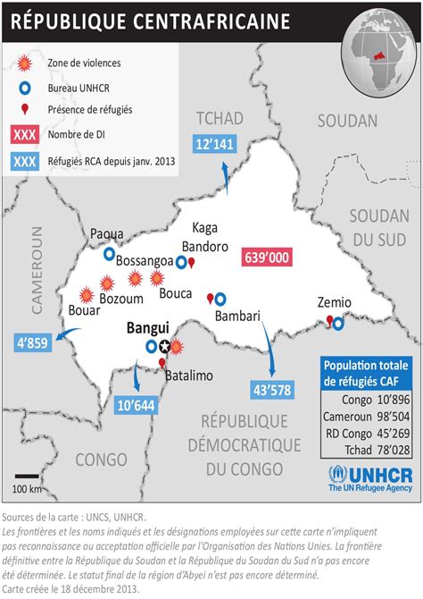 Document RÉPUBLIQUE CENTRAFRICAINE Inset Map 13 December 2013