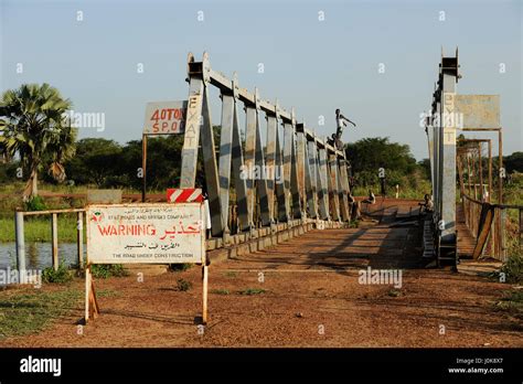 South Sudan Lake States Road Between Rumbek And Juba At Bamam Bridge