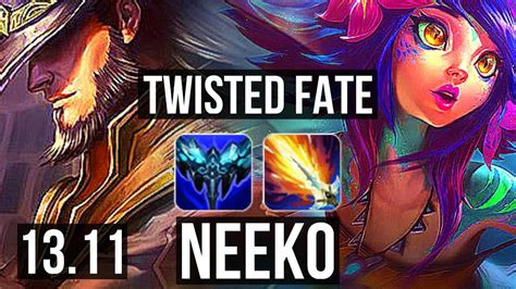 Twisted Fate Vs Neeko Mid M Mastery Games Kr