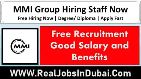 Mmi Careers Jobs Vacancies In Dubai Uae Realjobs