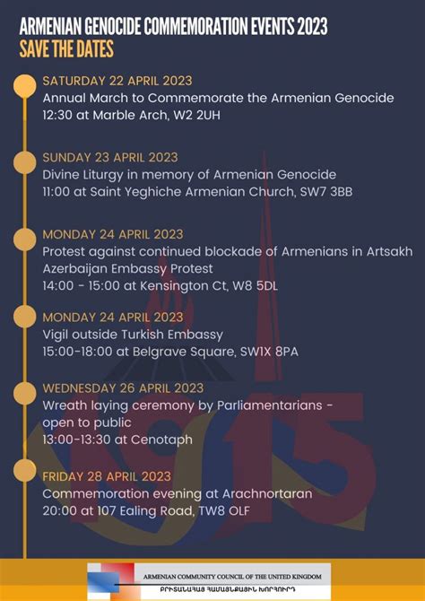 ANC UK Newsletter April 2023 Armenian National Committee Of United