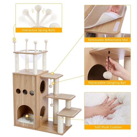 Wooden Cat Castle – The Meow Pet Shop