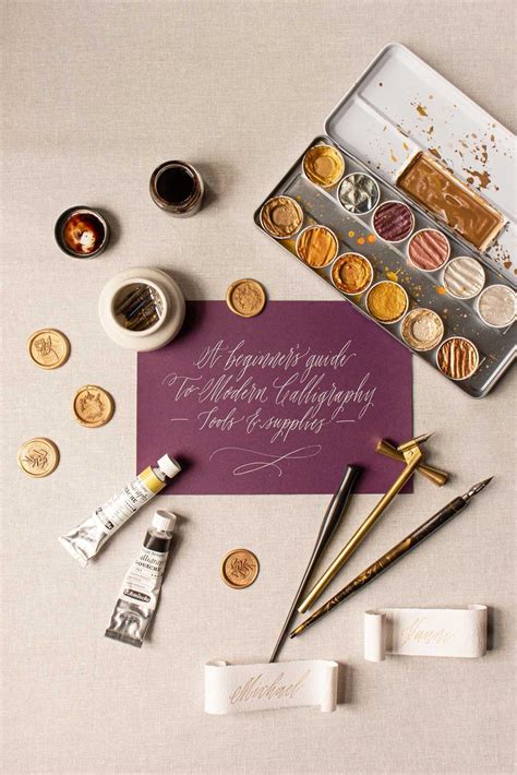 A Beginner S Guide To Modern Calligraphy My Top Tools And Supplies