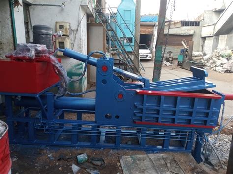 Ton Hydraulic Mild Steel Double Action Scrap Baling Machine At Rs