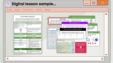 Human Defence Responses Distance Learning Teaching Resources