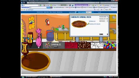 Club Penguin Pizzatron 3000 Candy Toppings Youtube