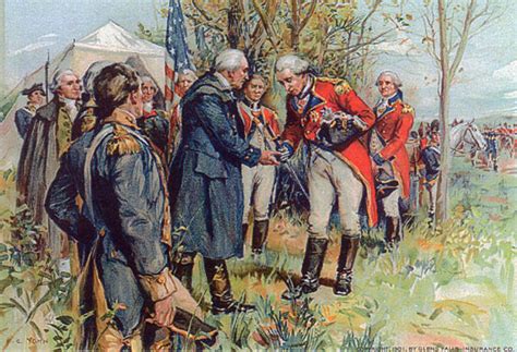 Surrender Of Burgoyne October 17 1777 New York State Independence Trail French And Indian And