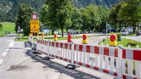 Bayrischzell Vollsperrung der Tiroler Straße wird verlängert