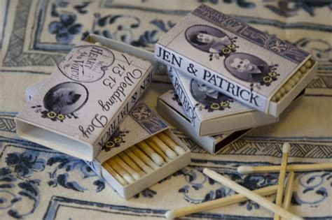 Vintage jenee davis: Vintage Inspired Matchboxes for DIY Wedding Favors