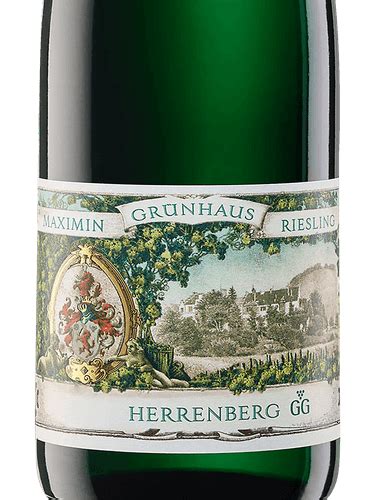 2017 Maximin Grünhaus Maximin Grünhäuser Herrenberg Riesling GG Vivino US