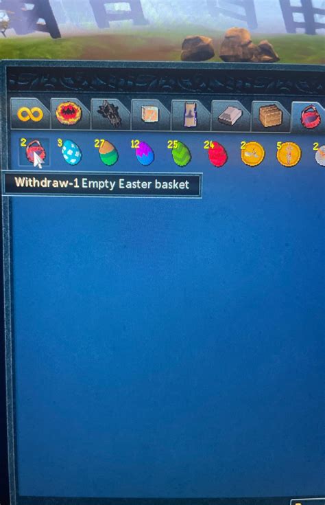 Two Empty Easter Baskets Rrunescape