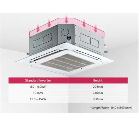 Lg Jtnq Gmle Tr Ceiling Cassette Air Conditioner Inverter