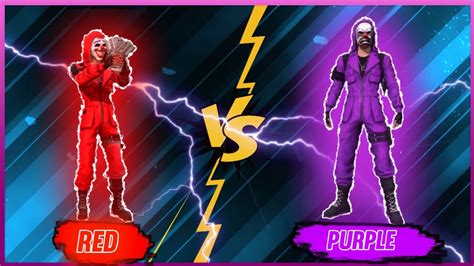 Red Criminal Vs Purple Criminal Best Epic Clash Squad Custom Kills