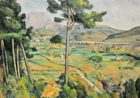 Paul C Zanne Mont Sainte Victoire And The Viaduct Of The Arc River