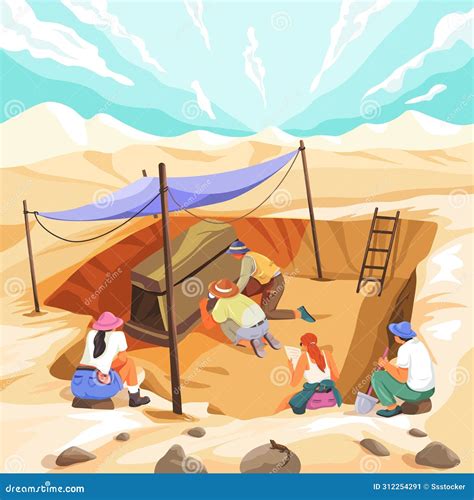 Archeological Excavation. Archaeological Excavations Work, Archeology