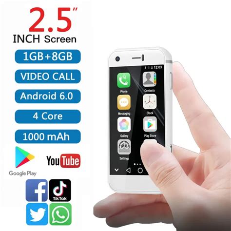 Super Mini Smartphone Soyes 7S High Resolution Screen Android Mobile