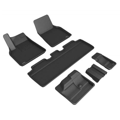 3d Maxpider Kagu Series Custom Floor Liner Set 2021 2023 Tesla Model Y Black Wish