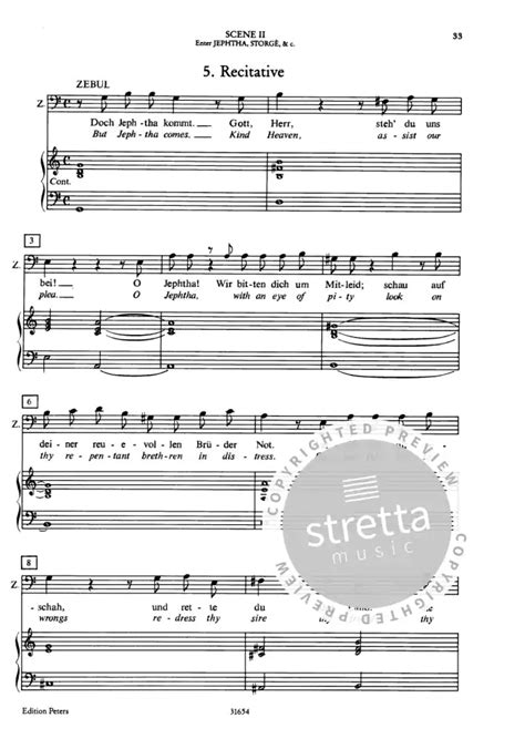 Jephtha von Georg Friedrich Händel im Stretta Noten Shop kaufen