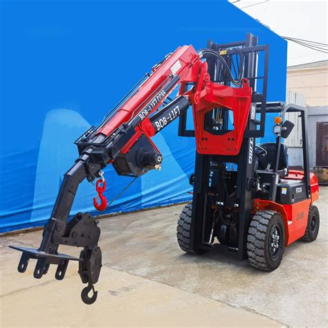 Good Price Bob Lift Fly Jib Cranes Truck Mobile Fork Lift Forklift