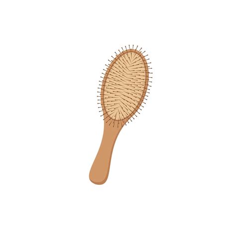 Cartoon Hair Brushes Hair Care Plastic Hair Combs Fashionable Hair Styling Brush Vector