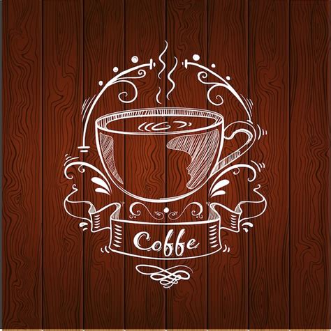 Conception Du Logo Du Café | Vecteur Gratuite