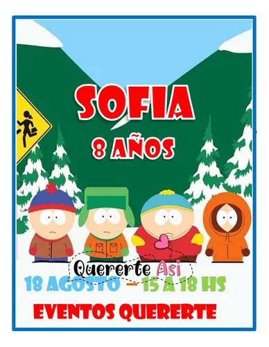 Invitaciones Digitales Personalizadas South Park